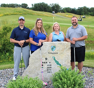 Magnifi team at Golf Scramble